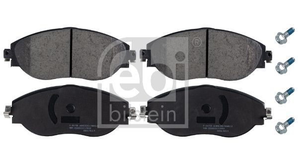 FEBI BILSTEIN Комплект тормозных колодок, дисковый тормоз 116243